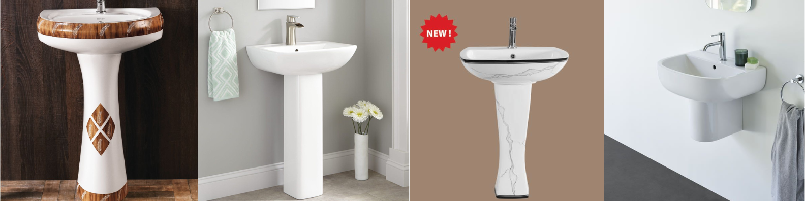 Washbasin with Pedestal